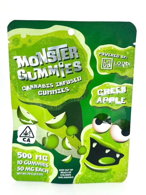 Monster Gummies: Green Apple