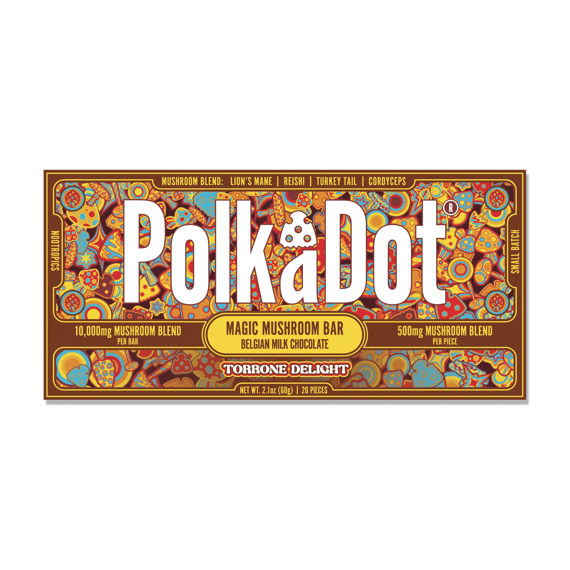 PolkaDot Bars: Torrone Delight